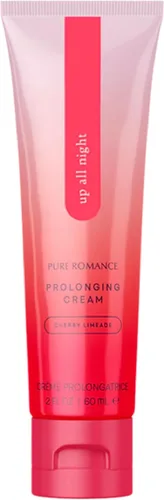 Pure Romance Up All Night, Delay, Crema anestésica y desensibilizante para hombres, crema saborizada para hombres, cereza limada, 2 onzas líquidas