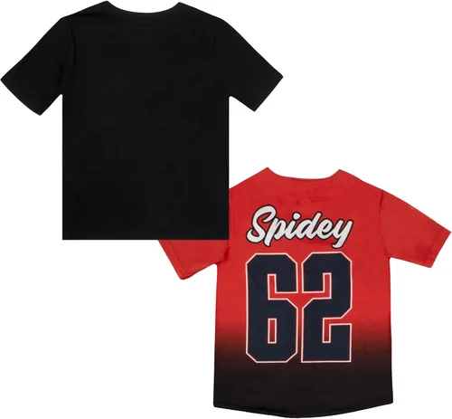 Miniatura 2 de Marvel Paquete de 2 camisetas de Spider-Man para niños, camiseta de béisbol y camiseta de Spiderman, paquete de 2 unidades para niños