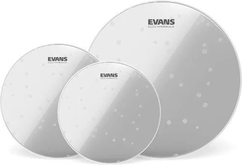 Evans Cabezales de tambor - Tompack de vidrio hidráulico, fusión (10 pulgadas, 12 pulgadas, 14 pulgadas)