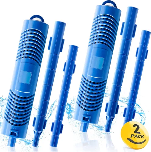 Palitos minerales con filtro de spa para cartucho de filtro de bañera de hidromasaje, duran 4 meses, color azul, 2 unidades