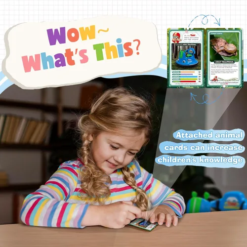 Miniatura 9 de TOBBI Caracol Auto Chocador para Bebé, Juguete Eléctrico de 12V para Niños con Control Remoto/Calcomanías Divertidas DIY para Niños/Giro de 360 Azul