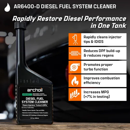 Miniatura 2 de Archoil AR6400-D Limpiador de sistema de combustible diésel (2 unidades) - Limpia inyectores, Turbo y DPF