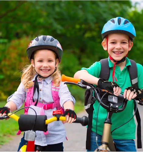 Miniatura 2 de 4 pares de guantes de ciclismo de medio dedo para niños, guantes deportivos antideslizantes para verano, deportes al aire libre, niños