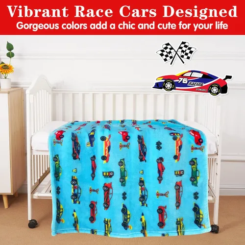 Miniatura 4 de Lukeight Manta para Niños Pequeños para Niños y Niñas, Manta de Felpa y Gruesa para Automóvil, Regalos de Cumpleaños para Niños Pequeños y Bebés