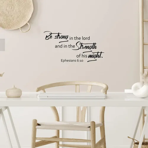 Miniatura 2 de BBTO Calcomanías de Versículos Bíblicos Adhesivas Inspiracionales, Calcomanías de Pared con Citas Religiosas y Motivacionales, Adhesivos