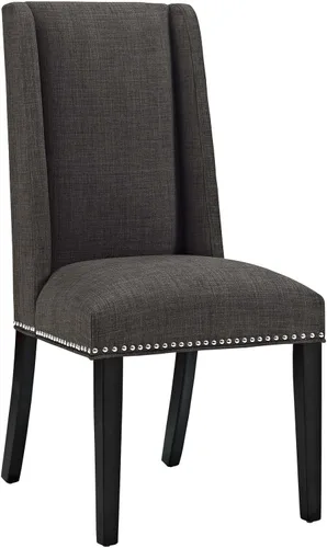 Miniatura 9 de Modway MO- Baron - Silla tapizada de madera con respaldo alto, diseño moderno, color beige