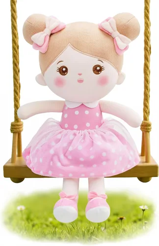 Miniatura 14 de OUOZZZ Juguetes suaves de muñeca de bebé de 12.6 pulgadas para regalos de niña de 1 año, regalos de Pascua, conejito de peluche para niños, juguetes