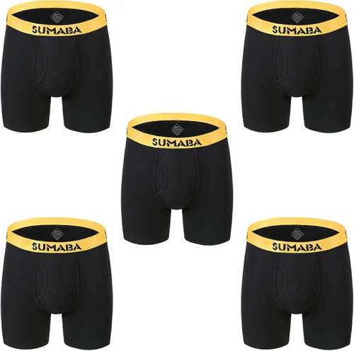 Miniatura 2 de Calzoncillos tipo bóxer de pierna larga para hombre, con bolsa que no se suben para hombre