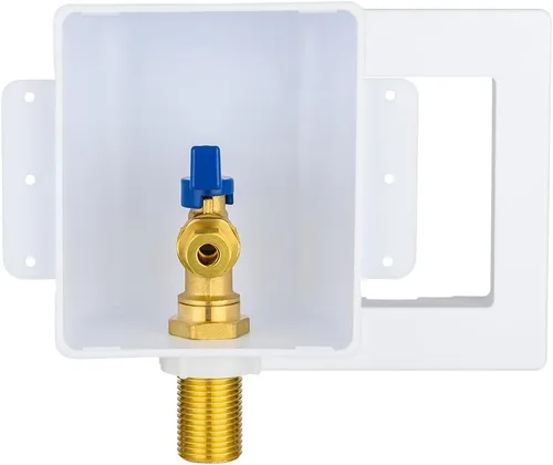 Miniatura 11 de EFIELD Caja de máquina de hielo premium, entrada Pex de 1/2 pulgada, válvula de bola de 1/4 de giro instalada con pararrayos de martillo de agua