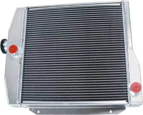 Miniatura 3 de Radiador de aluminio de 4 filas de repuesto para Jeep CJ3 CJ5 CJ6 DJ5 DJ6 1955 Willys Radiador 1955 1960 1961 1962 1963
