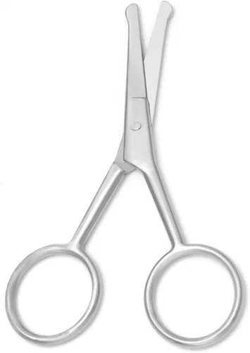 Miniatura 3 de Tijeras de manicura prémium de punta redondeada, multiusos, de acero inoxidable, para cutículas, pedicura, belleza, para uñas, cejas, pestañas, piel