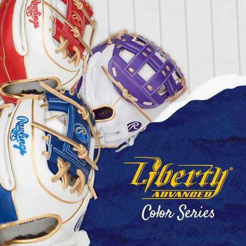 Miniatura 6 de Rawlings Guantes de sóftbol Liberty Advanced Color Series Fastpitch Tamaños 11.75 a 13 pulgadas Múltiples estilos