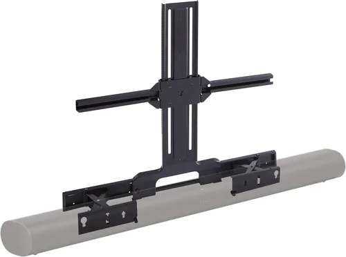 SANUS Soporte de TV para barra de sonido Sonos Arc y Sonos Arc Ultra - Profundidad ajustable para Dolby Atmos - Soporte universal para televisores