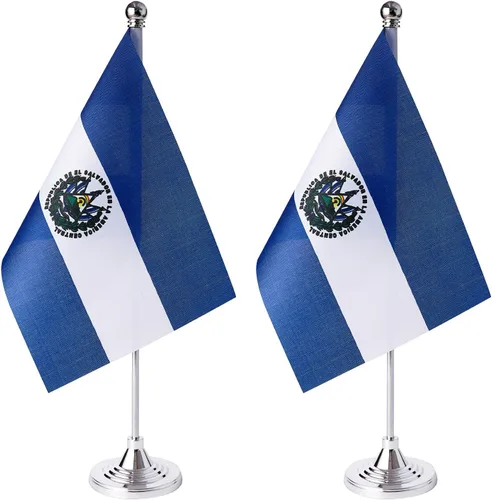Miniatura 27 de ZXvZYT Paquete de 2 banderas de mesa argentinas con base de soporte, decoración de eventos de festivales internacionales, decoración de oficina