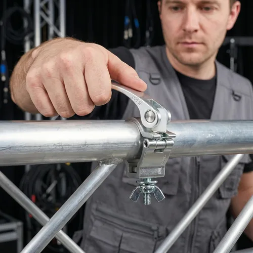 Miniatura 7 de Abrazadera de Luz de Escenario Truss Abrazaderas O Carga 22lbs/165lbs/220lbs Trabajo Pesado DJ Aleación de Aluminio Gancho de Montaje de Iluminación