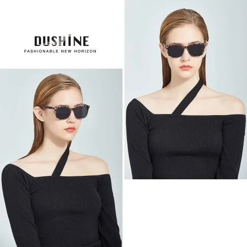 Miniatura 2 de DUSHINE - Gafas de sol polarizadas para mujer, estilo clásico, retro, 100 % protección UV