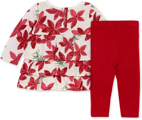 Miniatura 54 de Burt's Bees Baby Conjunto de camiseta y pantalón para bebé, túnica y leggings, 100% algodón orgánico