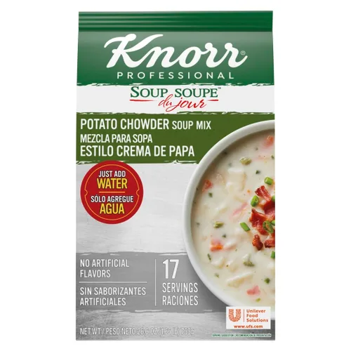 Miniatura 9 de Knorr Professional Soup du Jour - Mezcla de sopa de queso y brócoli vegetariana, sin gluten, sin MSG añadido, 0.00 oz de grasa trans por porción