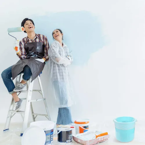 Miniatura 5 de Boao Bolsas de filtro de pintura, bolsas de filtro de pintura de malla fina blanca, filtro de cubo desechable con parte superior elástica