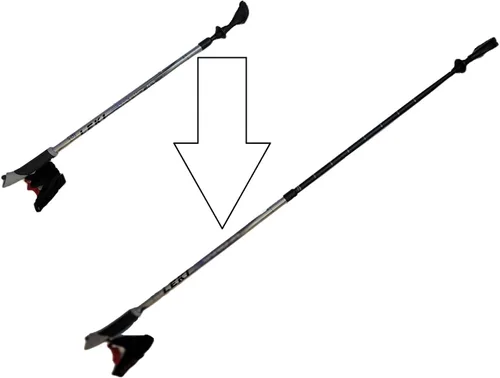 Miniatura 2 de LEKI Nordic Walking Vario Junior HTS Serie 5.5 con longitud ajustable