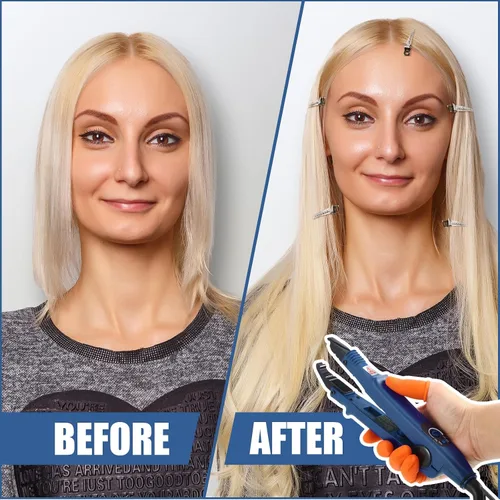 Miniatura 5 de Extensiones de Cabello Plancha de Fusión Extensiones de Cabello de Queratina Herramienta de Calor Varita Conectora de Calor con Protector