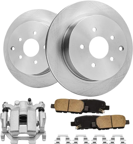 Miniatura 24 de Detroit Axle - Rotores de freno para Chrysler 200 2015 2016 2017, Rotores de freno de disco de reemplazo: 12.01" pulgadas delantero y 10.95