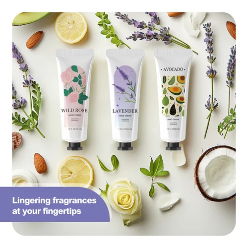 Miniatura 2 de spa luxetique 10 Pack Crema de Mano Regalos para el Día de la Madre Regalos para Mamá Loción de Mano para Piel Seca y Agrietada Tamaño de Viaje Mini