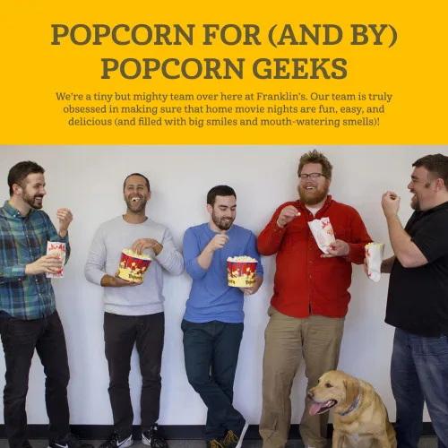 Miniatura 8 de Tubo de palomitas gourmet de Franklin's de 28 oz: granos clásicos para hacer palomitas - Hecho en EE. UU., sin OMG y 100% natural - Granos