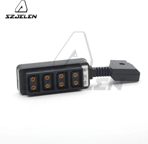Miniatura 2 de Ultrashort Dtap Splitter,P-tap Splitter Cable,D-tap a 4 puertos P-tap D-tap Cable divisor para energía fotográfica,Receptáculo Dtap PowerTap