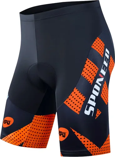 Miniatura 11 de sponeed Pantalones cortos de ciclismo para hombre, pantalones acolchados para ciclismo, ropa de ciclismo