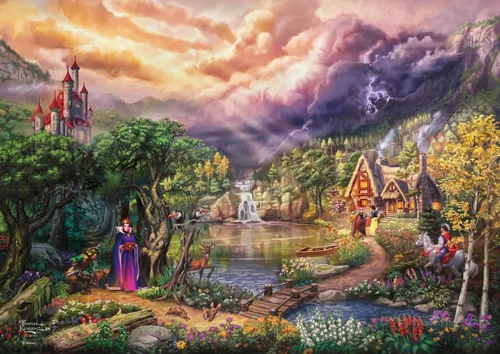 Miniatura 60 de MIGHTYPRINT Disney – La Bella Durmiente – Princesa Aurora y el Príncipe Felipe – Arte de pared duradero de 24 x 17 pulgadas – No hecho de papel