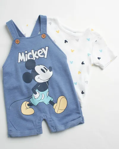 Miniatura 2 de Disney Conjunto de camiseta general para bebé niño pequeño, Mickey Mouse, Rey León, Winnie The Pooh (0-3T)