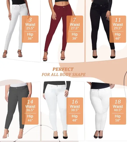 Miniatura 4 de Hybrid & Company Jeans ajustados súper elásticos y cómodos para mujer