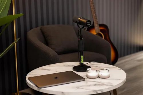 Miniatura 7 de Shure by Gator - Soporte de micrófono compacto de perfil bajo con pluma de una sola sección; (SH-DESKTOP2)