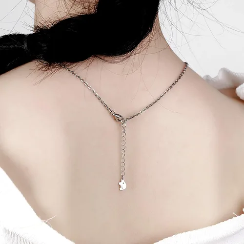 Miniatura 6 de 100 cierres de pinza de langosta y 100 cadenas extensoras con 100 anillos de salto abiertos, anillos de extensión extraíbles para collares