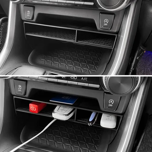 Miniatura 6 de Jaronx - Organizador de consola central compatible con Toyota RAV4 2025, 2024, 2023, 2022, 2021, 2020 y 2019, bandeja de almacenamiento de consola