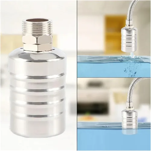 Miniatura 3 de Válvula de flotador de control de nivel de agua Válvula de bola flotante de acero inoxidable Válvula automática de control de nivel de agua 1/2 3/4