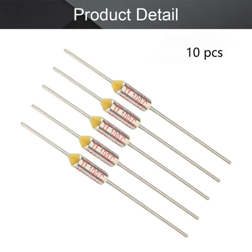 Miniatura 4 de Fielect Fusibles Térmicos 212.0 °F Corteos Térmicos Fusible Circuito de Corte Temperatura Fusible Térmico 250V 10A