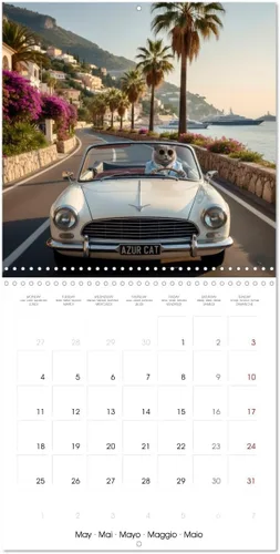Miniatura 8 de Le duc gris en voyage (Calendrier mural carré 2026 11.8 x 23.6 in (ouvert)) Calendrier double with une page pour vos prises de notes