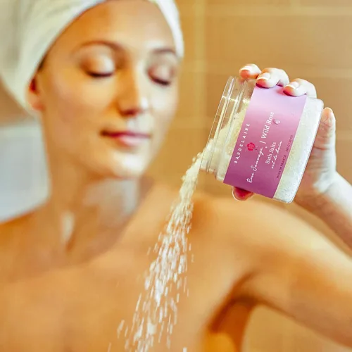 Miniatura 4 de Provence Sante Sal de baño relajante – Remoje de lujo y calmante – Aroma a verbena de limón – Hecho en Francia – 20 onzas