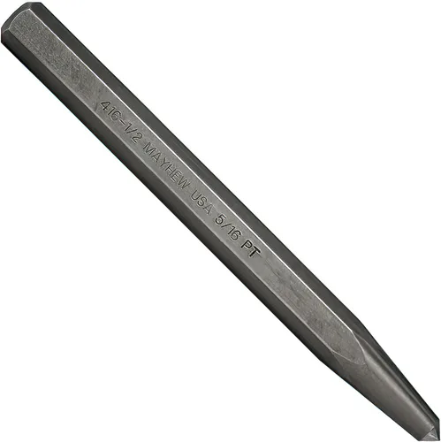 Miniatura 6 de Mayhew Tools 74002 Punzón central, punta de 3/8" x 5/32", acabado de granallado