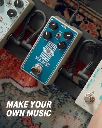 Miniatura 7 de Donner - Cables de conexión para pedales de efecto de guitarra de 6 pulgadas, negro, paquete de 3