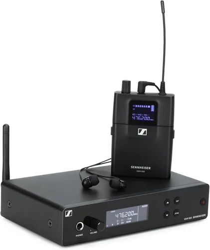 Sistema de monitorización inalámbrico en el oído Sennheiser XSW-IEM para banda, negro