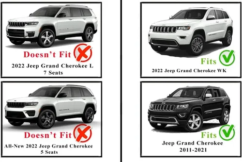 Miniatura 7 de Red de carga de malla para maletero estilo sobre, para Jeep Grand Cherokee 2011 - 2021, accesorios de automóvil, organizadores y almacenamiento