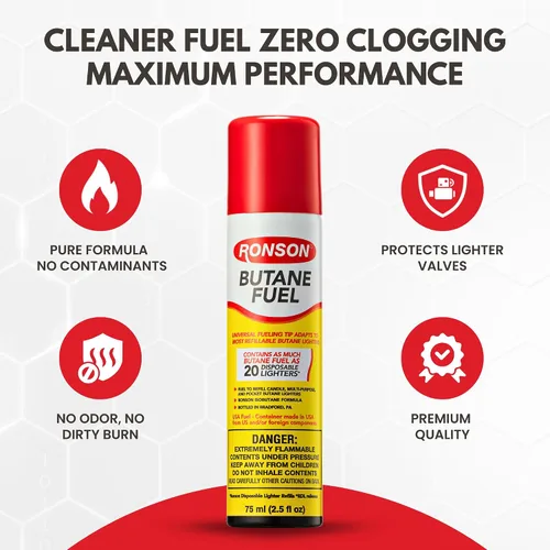 Miniatura 5 de Ultra combustible de butano marca Ronson