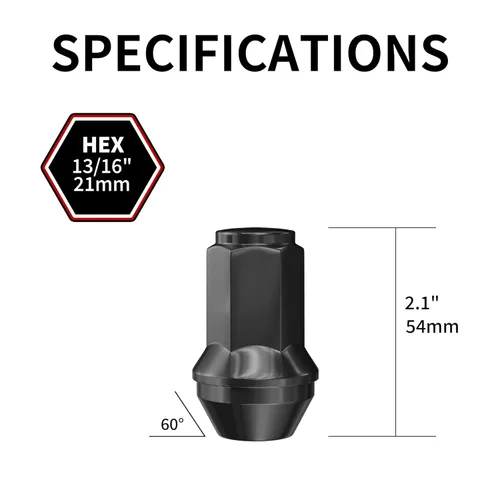 Miniatura 2 de Richeer 24 tuercas de llanta M14x2 OEM estilo fábrica para 2004-2014 Expedition Lincoln Navigator 2004-2014 Expedition Lincoln Navigator de una sola