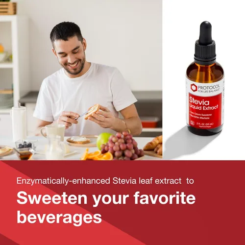 Miniatura 3 de Protocol for Life Balance Extracto líquido de stevia – Edulcorante a base de hierbas – Extracto líquido de stevia – Cero calorías – Sin lácteos