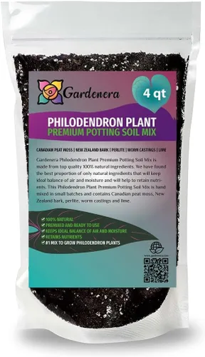 Miniatura 4 de Gardenera Tierra para macetas de filodendro: garantiza la salud y el éxito de tus plantas - 1 cuarto de galón