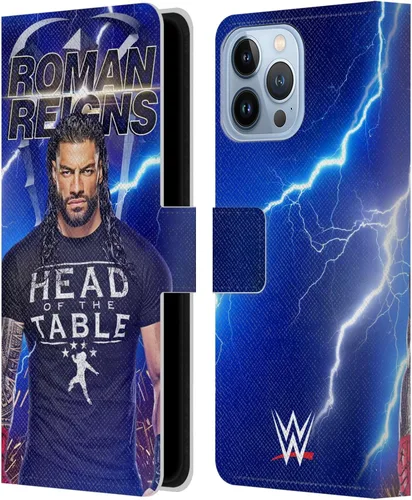 Miniatura 86 de Head Case Designs Officially Licensed WWE Distressed Logo Roman Reigns Leather Wallet Case Compatible with Apple iPhone 11