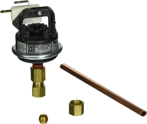 Hayward HAXPSA1930 Reemplazo del conjunto del interruptor de presión de agua para calentadores de piscina Hayward Serie H Ed1 y Ed2 estilo